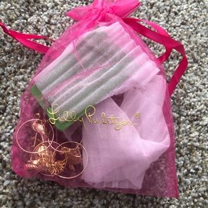 Lilly Pulitzer wine glass charms